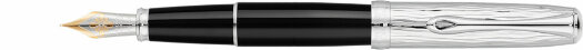 Перьевая ручка Diplomat Excellence A Carya Chrome Black (D 20000690),(D 20000687)