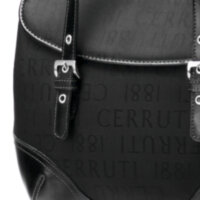 Сумка Cerruti Shell Black, 6х24 см, черный.