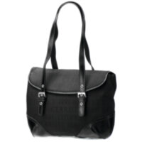 Сумка Cerruti Shell Black, 6х24 см, черный.