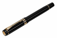 Ручка-роллер Parker Duofold International Black Gold Plated (PR 010322/40)