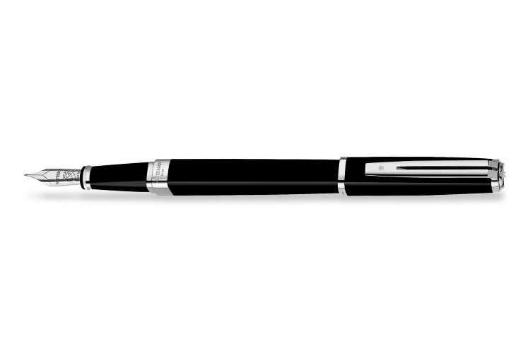 Перьевая ручка Waterman Exception Slim Black Lacquer ST (S0637020),(S0637010)