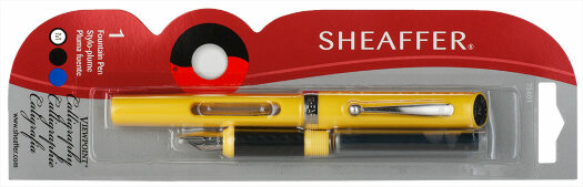 Перьевая ручка Sheaffer VPT Carded Yellow, перо: M, (SH 73401)