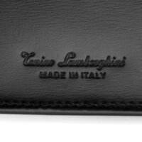 Визитница Tonino Lamborghini Prestige Black, натуральная кожа.