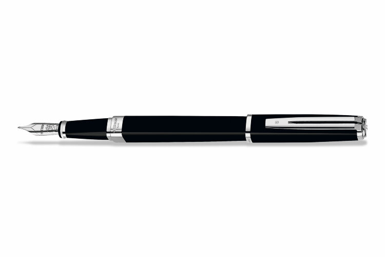 Перьевая ручка Waterman Exception Slim Black Lacquer ST (S0637010),(S0637020)