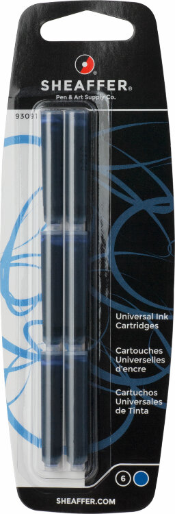 Картридж для перьевой ручки Sheaffer, цвет: синий