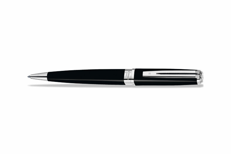 Шариковая ручка Waterman Exception Slim Black Lacquer ST (S0637040)