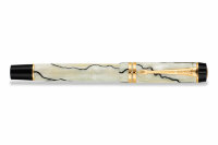 Ручка-роллер Parker Duofold International Pearl&Black Gold Plated (PR 012122/40)