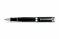 Ручка-роллер Aurora Talentum Black Resin Barrel Chrome Trim (AU D71-N)