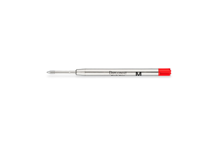 Стержень для шариковой ручки Diplomat, красный, толщина: M