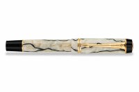 Перьевая ручка Parker Duofold Mini International Pearl&Black Gold Plated (PR 013121/30)