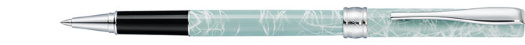 Ручка-роллер Aurora Magellano Light Marbled Blue Barrel and Cap Chrome Plated Tr (AU A78-CA)
