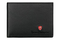 Портмоне Tonino Lamborghini Sport Elegance Black, 12.7х9.6 см, кожа.