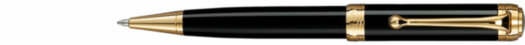 Шариковая ручка Aurora Talentum Black Resin Barrel and Cap Gold Plated Trim (AU D32-N)