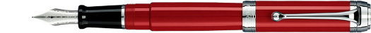 Перьевая ручка Aurora Talentum Red Resin Barrel and Cap Chromed Trim (AU D11/R 1*),(AU D14-RM)