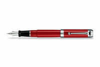 Перьевая ручка Aurora Talentum Red Resin Barrel and Cap Chromed Trim (AU D11/R 1*),(AU D14-RM)