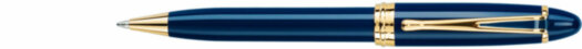 Шариковая ручка Aurora Ipsilon Blue Resin Gold Plated Trim (AU B32-BP)