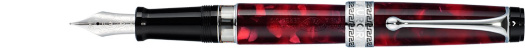 Перьевая ручка Aurora Optima Variegated Burgundy Chrome Plated Trim (AU 996-CXM)
