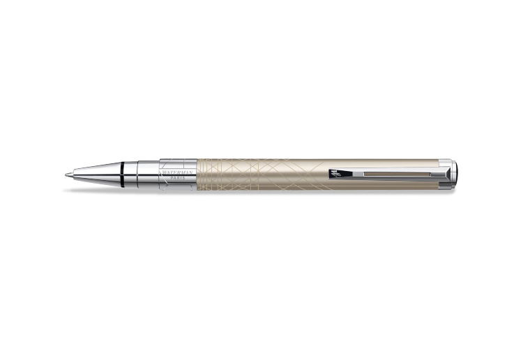 Шариковая ручка Waterman Perspective Deco Champagne CT (S0831460), стержень: M