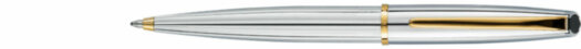 Шариковая ручка Aurora Style Chrome Plated Barrel and Cap Gold Plated Trim (AU E34-P)
