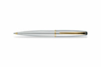 Шариковая ручка Aurora Style Chrome Plated Barrel and Cap Gold Plated Trim (AU E34-P)