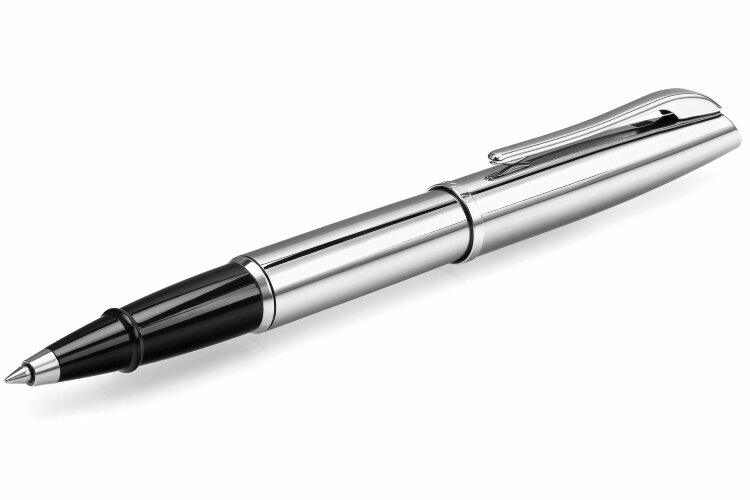 Ручка-роллер Aurora Style Shiny Chrome Lacquer Barrel and Cap Chrome Plated (AU E70)