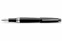 Перьевая ручка Caran d'Ache Leman Black Silver Plate (CR 4799-782),(CR 4799-772)
