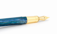 Перьевая ручка Visconti Van Gogh Blue Gold plated (VI KP12-12-FPF_YG),(VI KP12-12-FPM_YG)