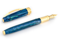 Перьевая ручка Visconti Van Gogh Blue Gold plated (VI KP12-12-FPF_YG),(VI KP12-12-FPM_YG)