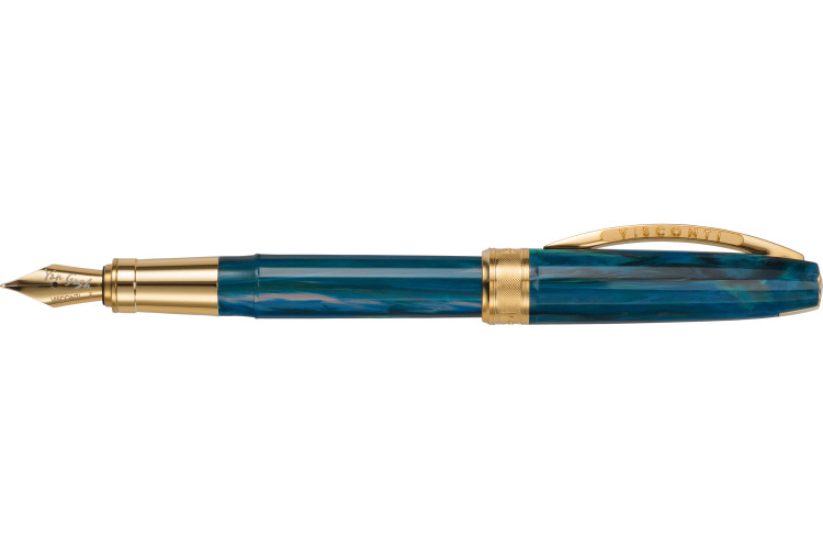 Перьевая ручка Visconti Van Gogh Blue Gold plated (VI KP12-12-FPF_YG),(VI KP12-12-FPM_YG)