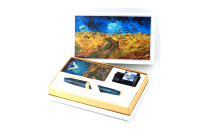 Перьевая ручка Visconti Van Gogh Blue Gold plated (VI KP12-12-FPF_YG),(VI KP12-12-FPM_YG)