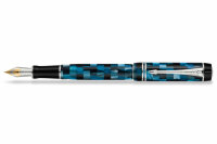 Перьевая ручка Parker Duofold Mini International Blue Platinum Plated (PR 013321/30)
