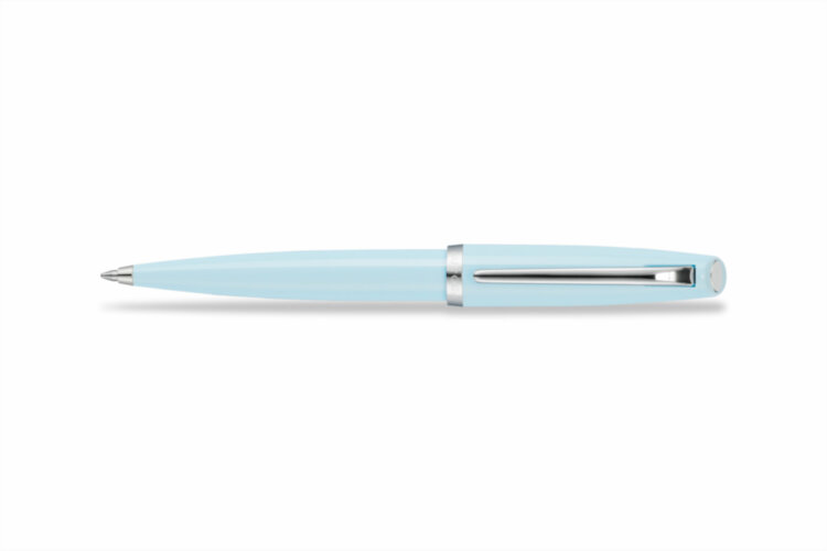 Шариковая ручка Aurora Style Aquamarine Barrel Chrome Plated Trim (AU E32-AC)