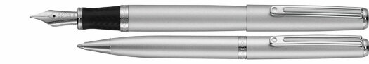 Набор (перо, шарик) Inoxcrom Wall Street Titanium Silver (IX 910473 5)