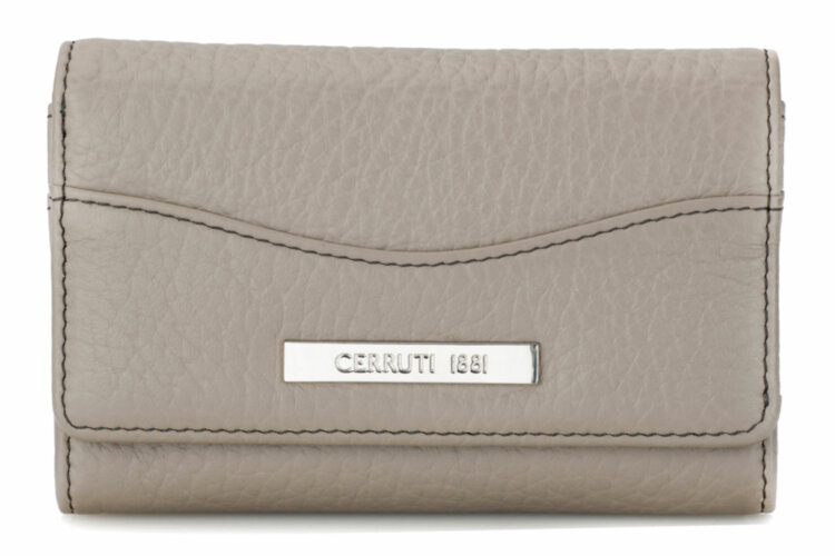 Портмоне Cerruti Taiga Beige, 9х14 см, кожа.