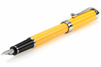 Перьевая ручка Aurora Talentum Finesse Yellow Barrel and Cap Chrome Plated Trim (AU D13-YM)