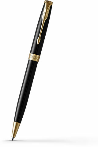 Шариковая ручка Parker Sonnet Core Lacquer Black GT (1931497)