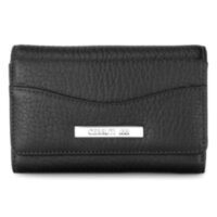 Портмоне Cerruti Taiga Black, 9х14 см, кожа.