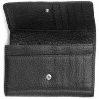 Портмоне Cerruti Taiga Black, 9х14 см, кожа.