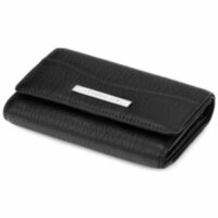 Портмоне Cerruti Taiga Black, 9х14 см, кожа.