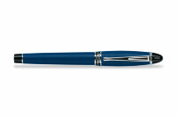 Перьевая ручка Aurora Ipsilon Royal Blue Matt Velvet Chrome Plated Trim (AU B10/B*),(AU B10-BM)
