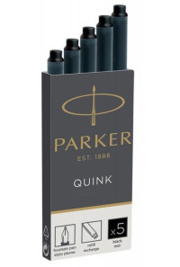 Картридж для перьевой ручки Parker, цвет: черный (PR 700202/04)