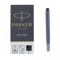 Картридж для перьевой ручки Parker, цвет: черный (PR 700202/04)