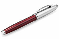 Ручка-роллер Sheaffer 100 Brushed Chrome Plated Cap Red Barrel Nickel Plate (SH E1930751-30)