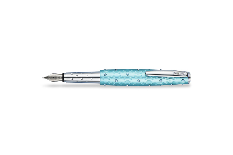 Перьевая ручка Online Crystal Inspiration Wave Magic Blue (OL 39012F)