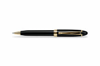 Шариковая ручка Aurora Ipsilon Deluxe Black Barrel Gold Plated Trim (AU B32-NP)