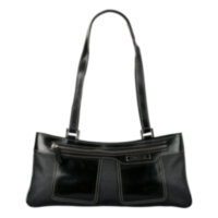 Сумка Cerruti Patent Black, 3х16 см, натуральная кожа, черный.