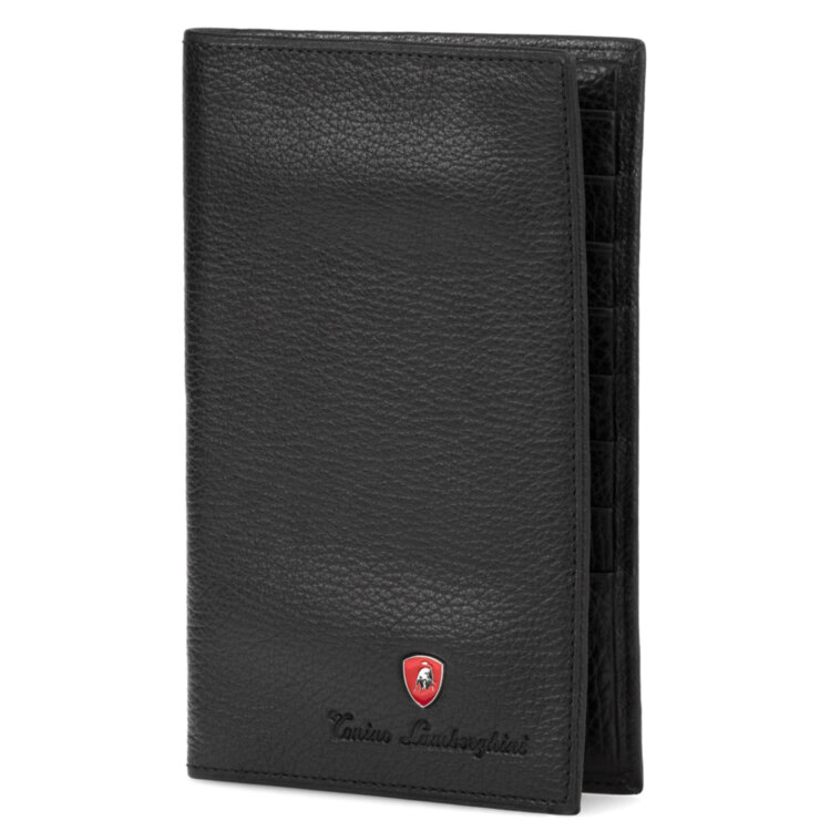 Портмоне Tonino Lamborghini Sport Elegance Black, 10х16.8 см, кожа.