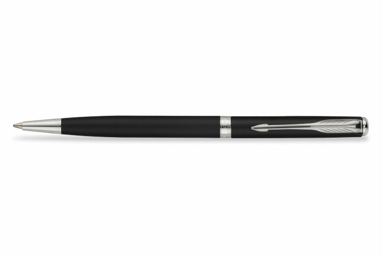 Шариковая ручка Parker Sonnet Slim Matt Black CT (R0818160)