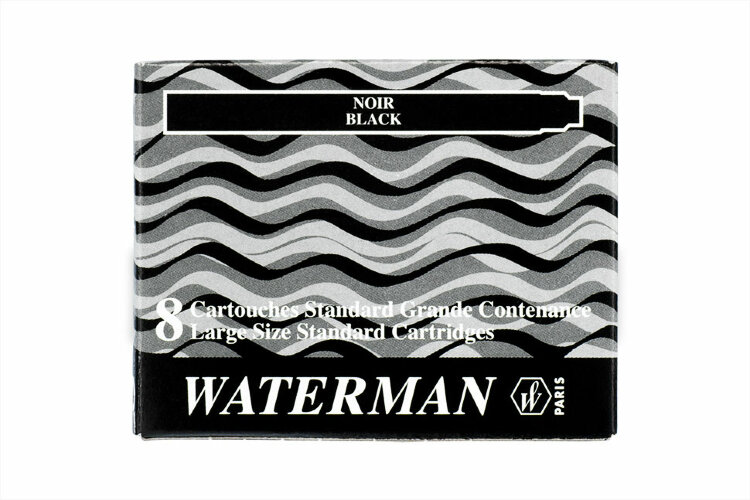 Картридж для перьевой ручки Waterman, цвет: черный