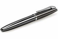 Перьевая ручка Aurora Style Shiny Gun-metal Barrel and Cap Chrome Plated Trim (AU E13-M)
